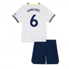 Tottenham Hotspur Davinson Sanchez #6 Hemmaställ Barn 2022-23 Korta ärmar (+ Korta byxor)